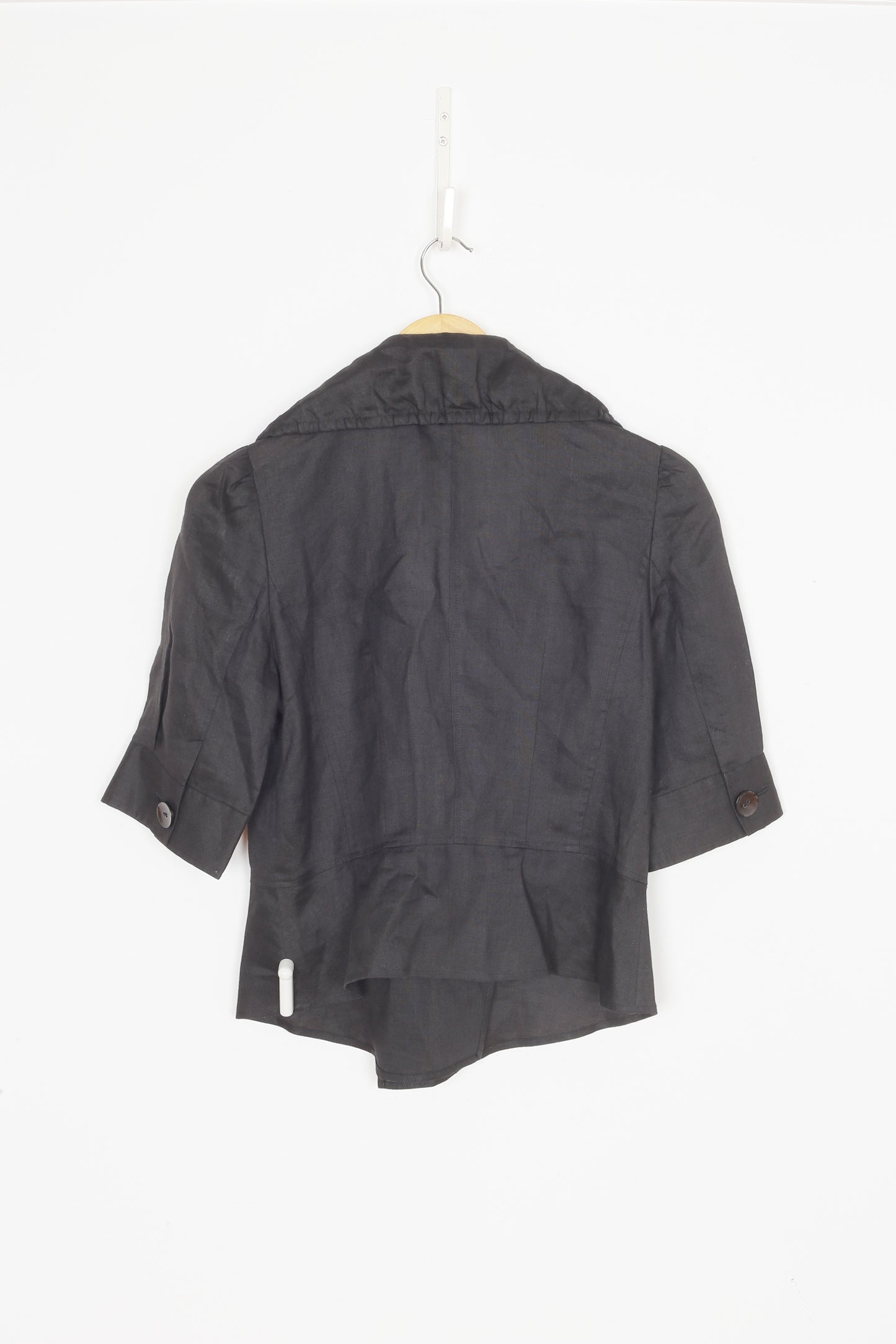 Bernard Perris Womens Black Jacket Size 40