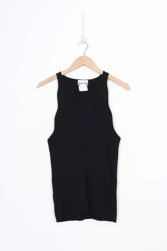 Ganni Womens Black Top Size XL