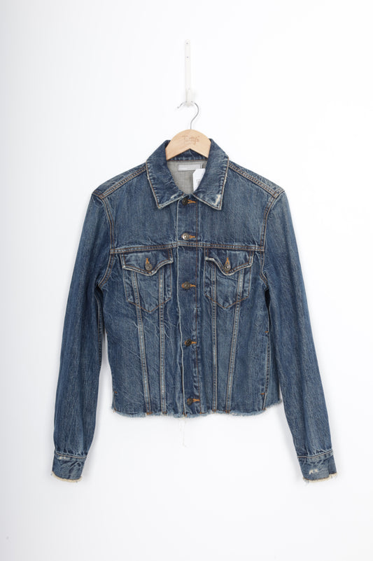 Vince. Womens Blue Jacket Size M