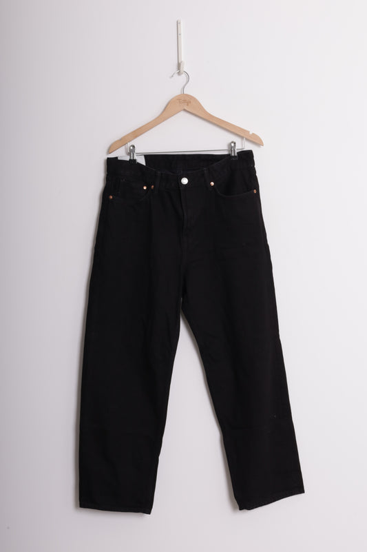 H&M Unisex Black Jeans Size W 32