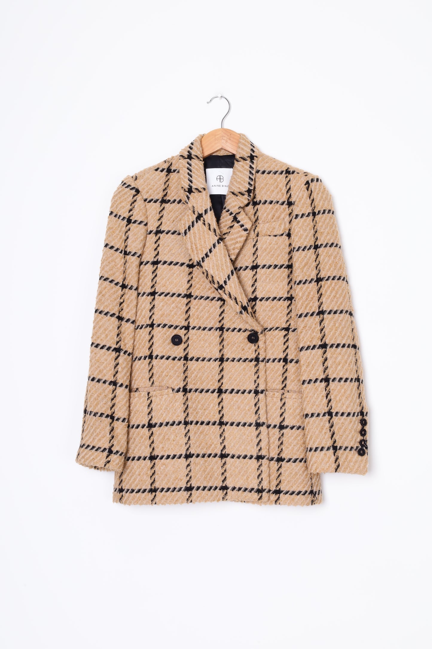 Anine Bing Womens Beige Blazer Size XXS