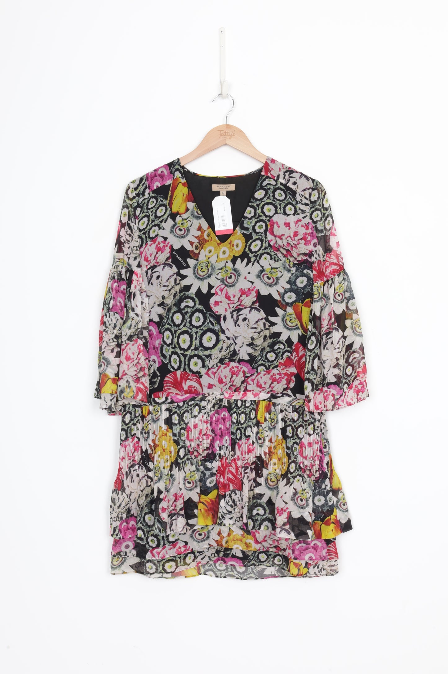 Burberry Womens Black Dress Size 10