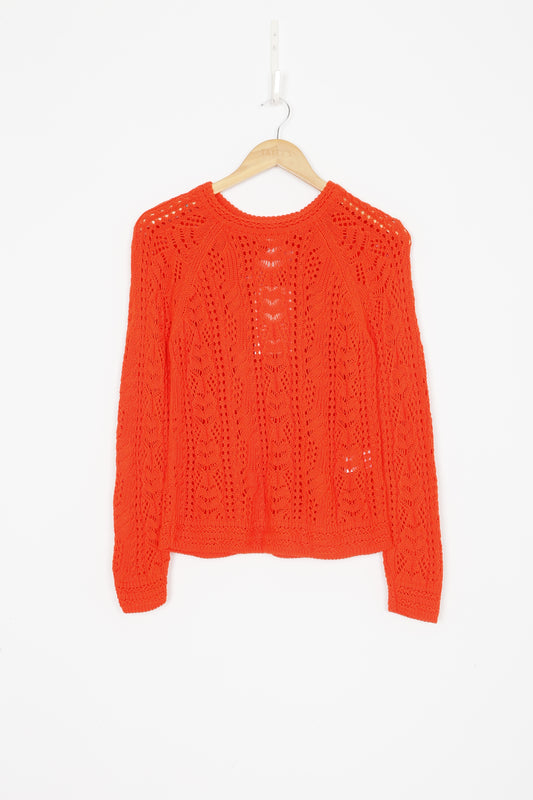 sézane Womens Red Jumper Size S