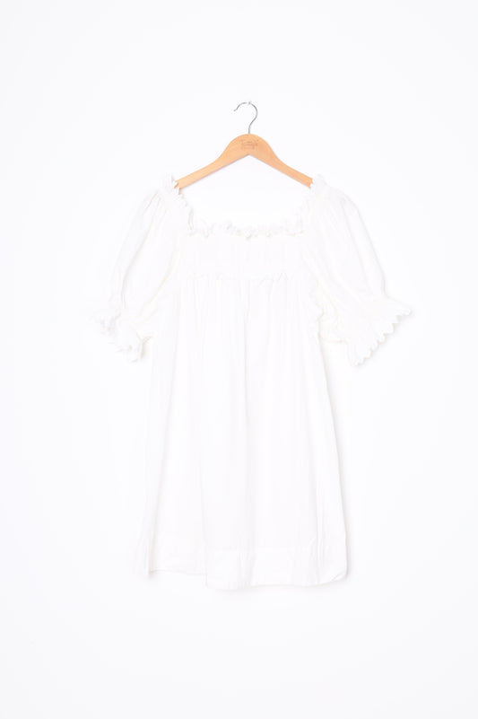 Doen Womens White Dress Size S