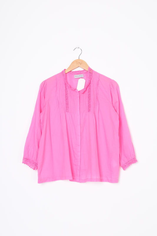 Briarwood Womens Pink Shirt Size S