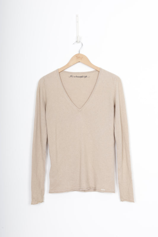 Banjo & Matilda Womens Beige Jumper Size M