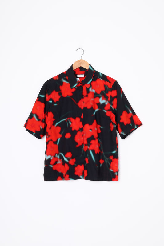 Dries Van Noten Womens Black Shirt Size EU 44