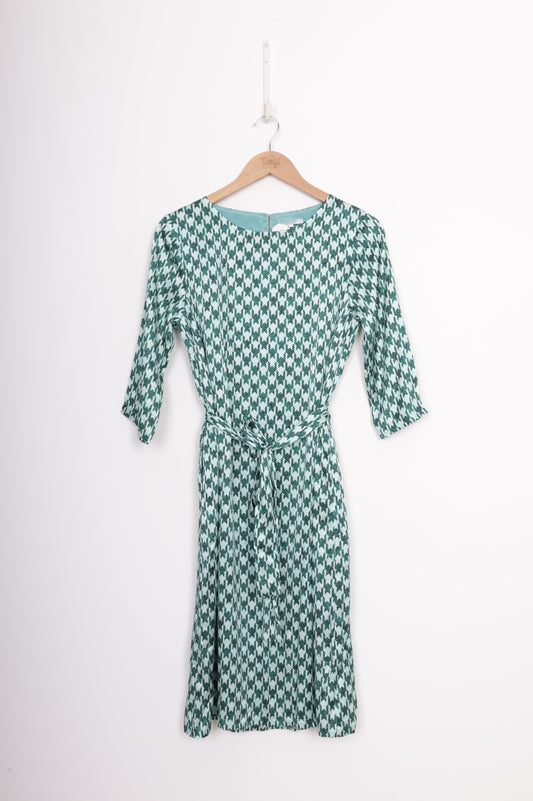 Anna Thomas Womens Green Dress Size 10