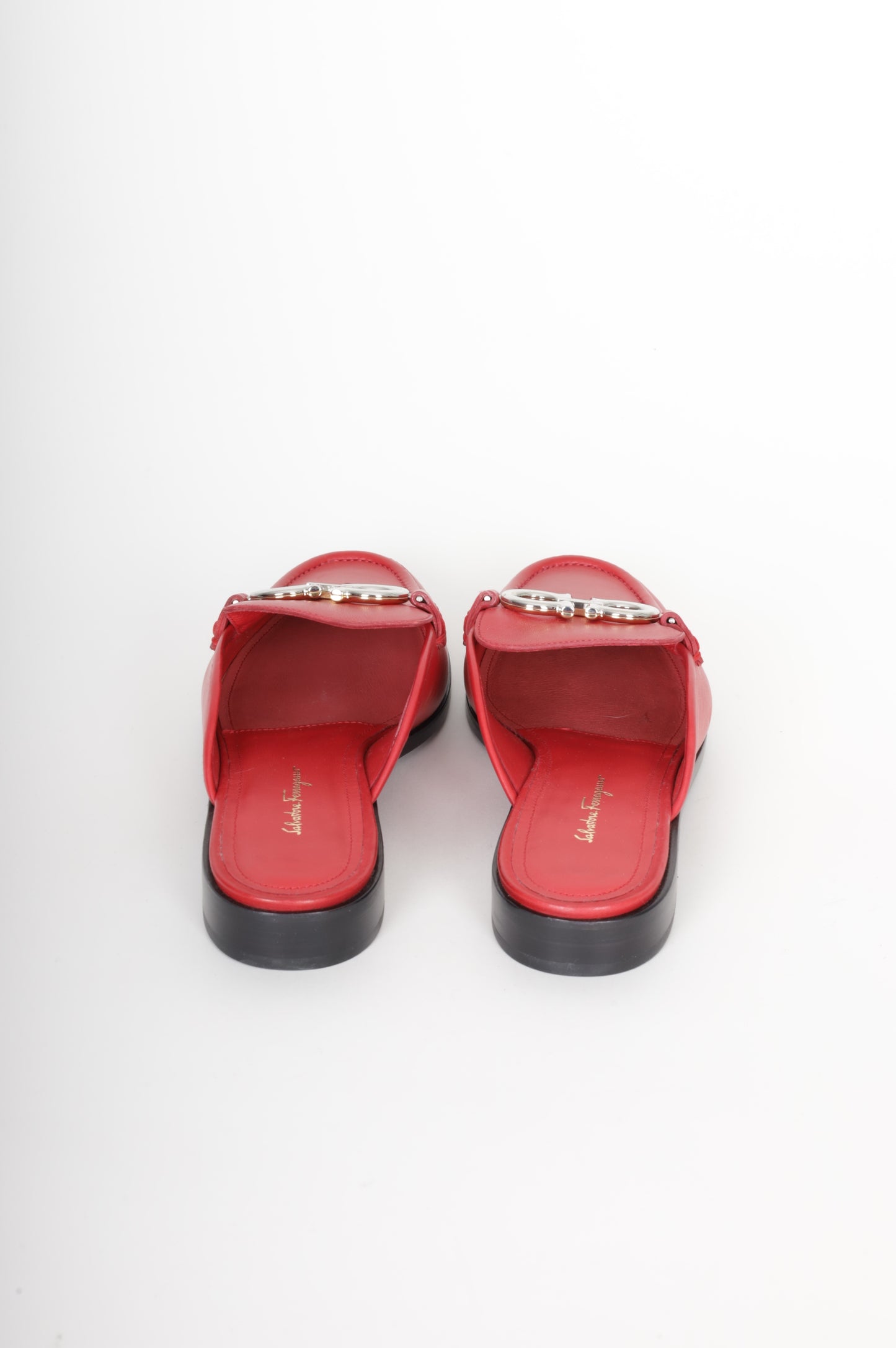 Salvatore Ferragamo Womens Red Shoes Size EU 38.5