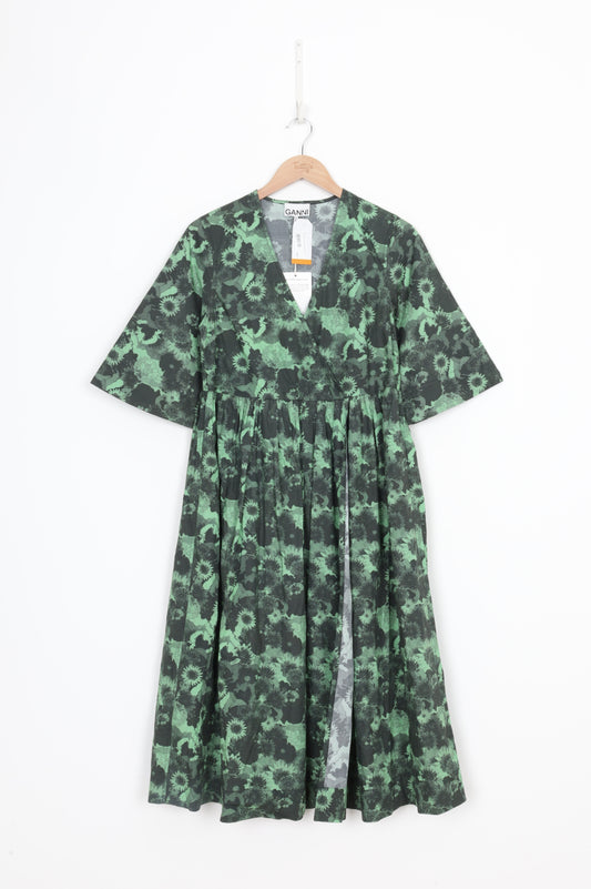 Ganni Womens Green Dress Size 32