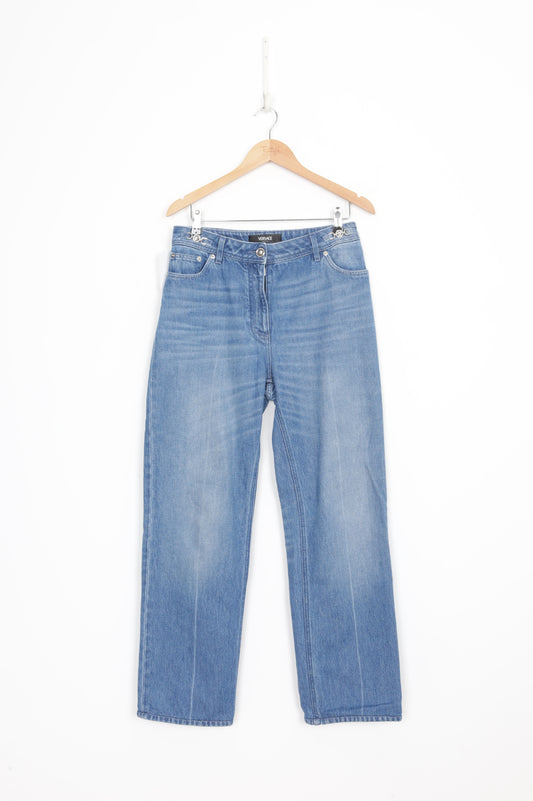 Versace Womens Blue Jeans Size W 28