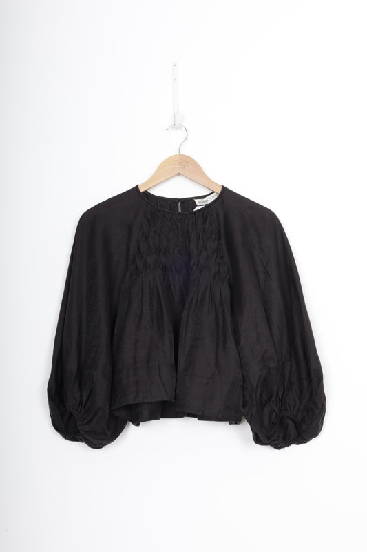 Shona Joy Womens Black Blouse Size 8