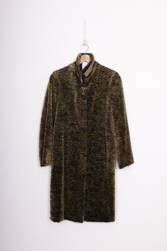 no label (NZ Made) Womens Brown Coat Size 6