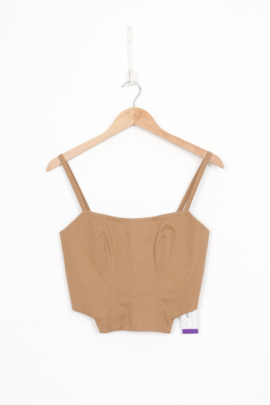 Scanlan Theodore Womens Brown Top Size 6