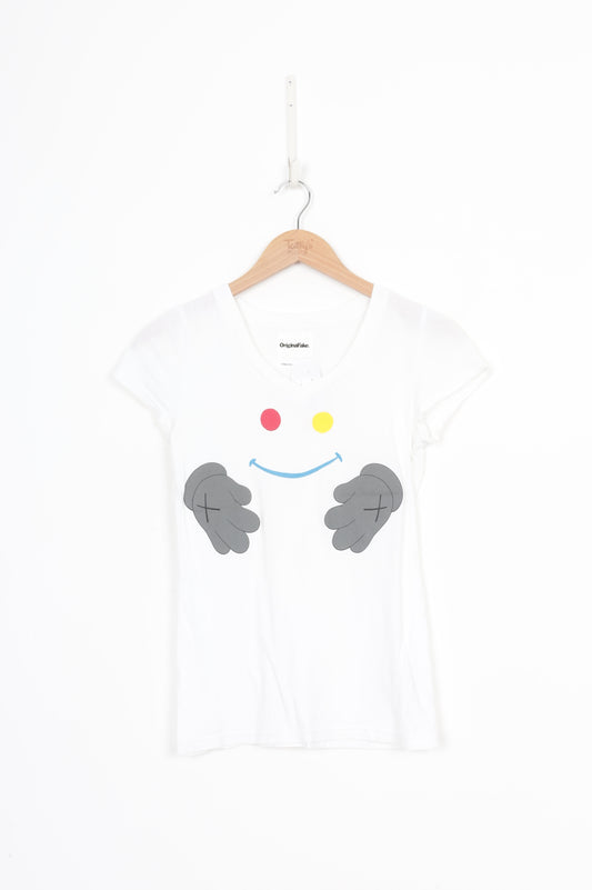 OriginalFake Womens White T-shirt Size 1