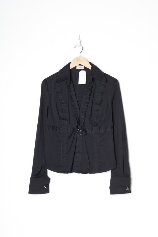 Karen Millen Womens Black Shirt Size S