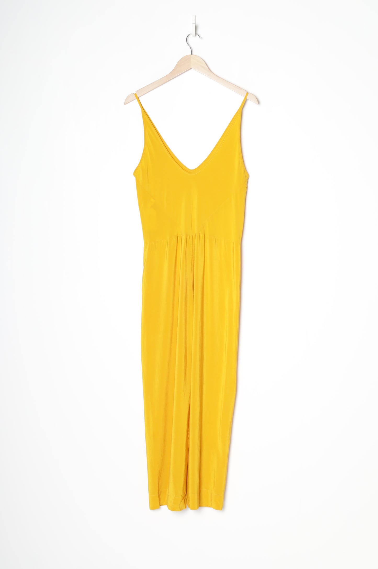 Miss Crabb Womens Yellow Jumpsuit Size M