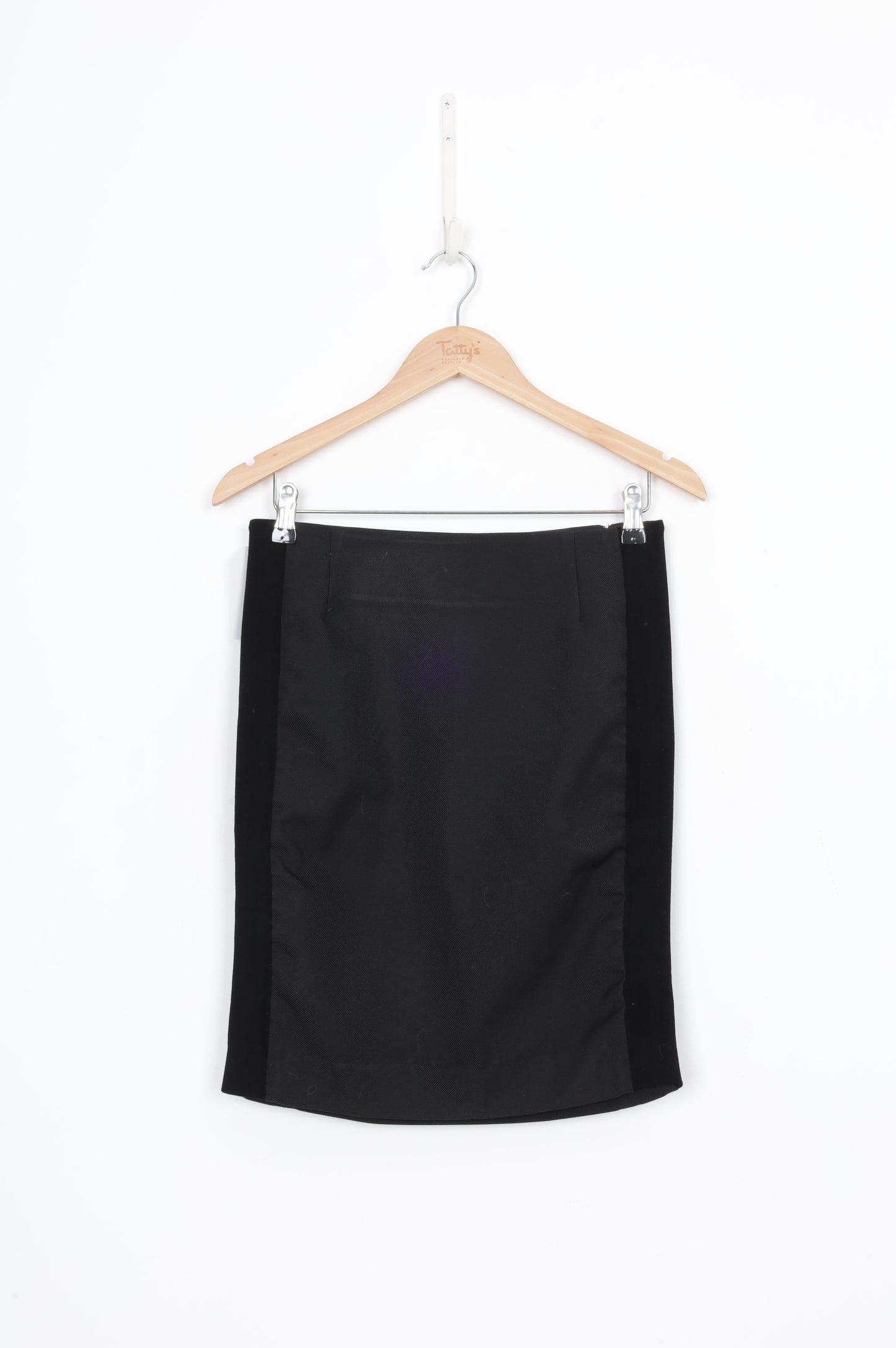 Balenciaga Womens Black Mini Skirt Size EU 38
