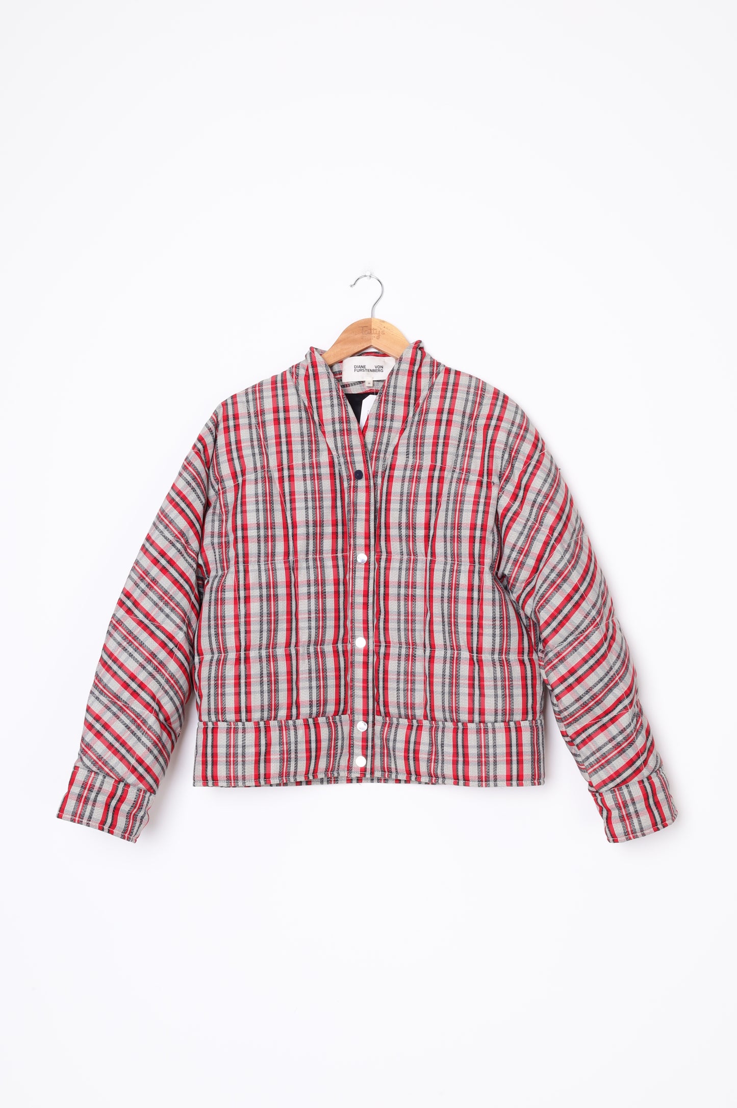 Diane von Furstenberg Womens Red Jacket Size M