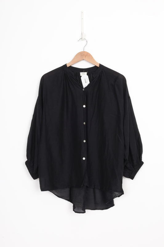 Mahsa Womens Black Shirt Size S