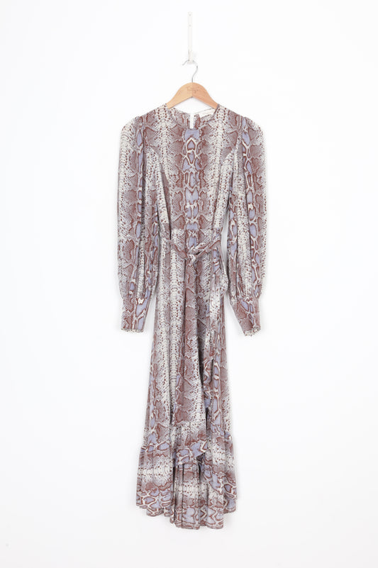 Zimmermann Womens Grey Dress Size 0