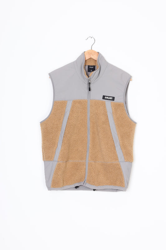 Huf Mens Grey Vest Size M