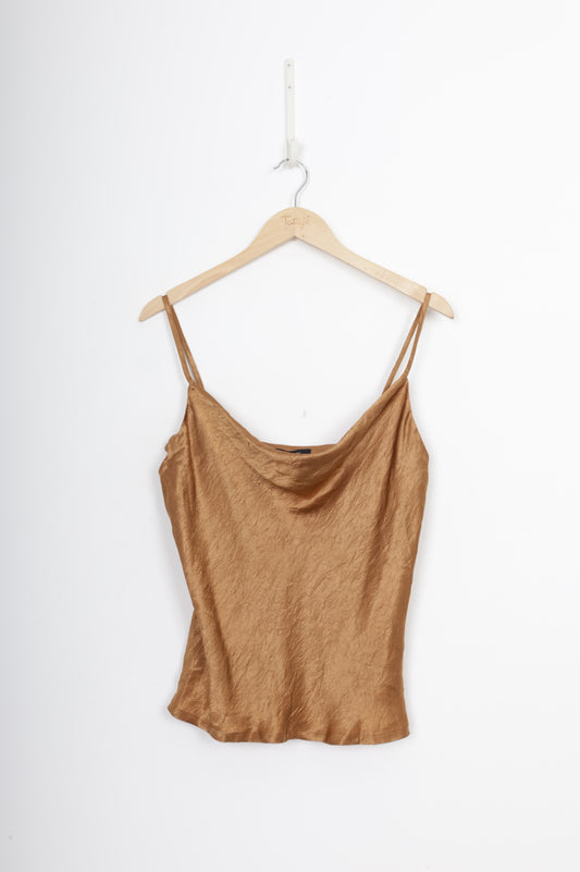 Repertoire Womens Brown Top Size 10