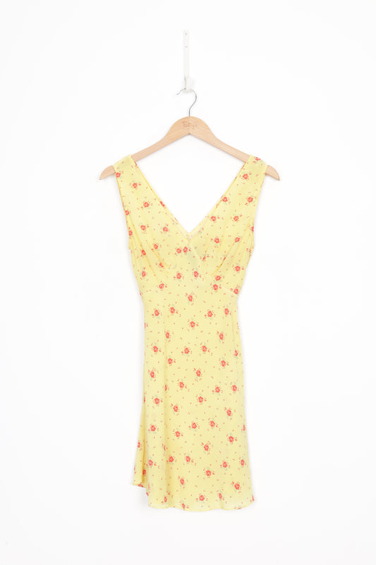 Realisation Womens Yellow Dress Size XS