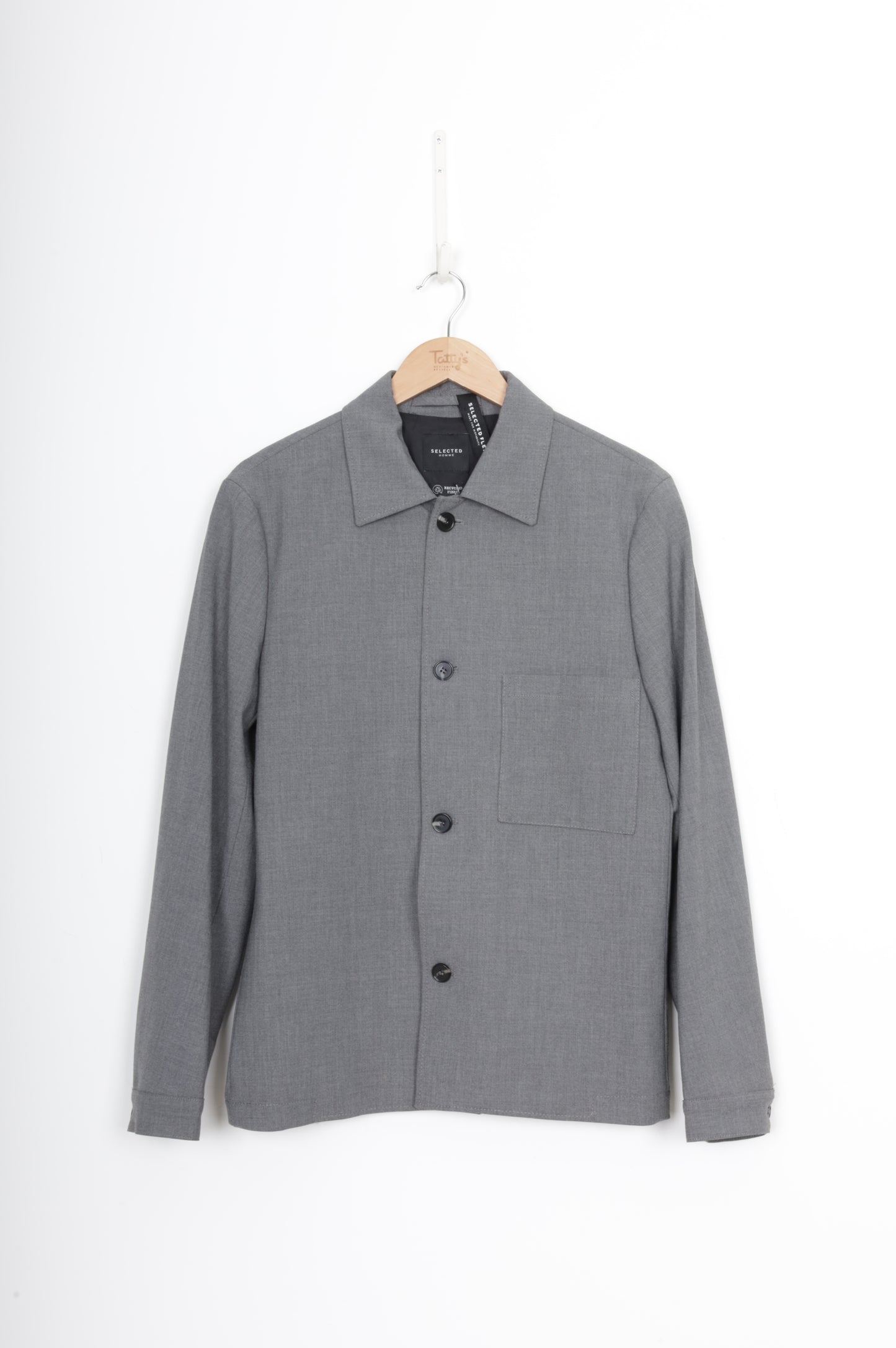 Selected Homme Mens Grey Jacket Size 46