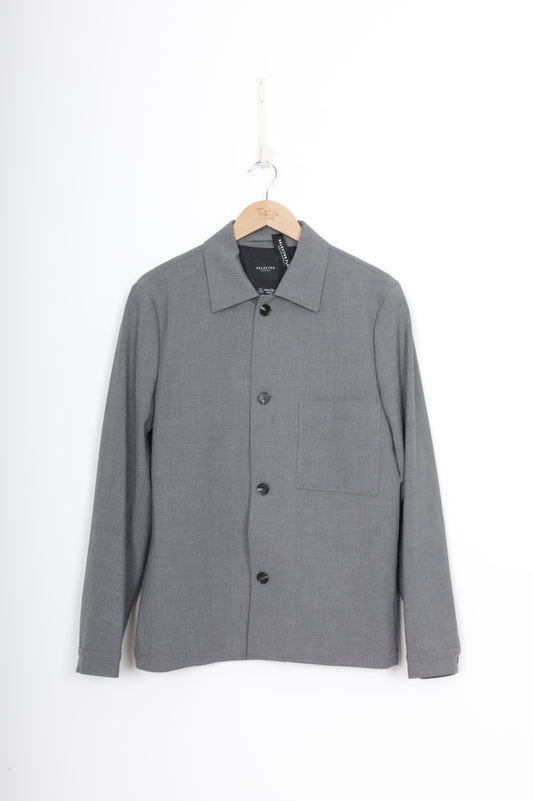Selected Homme Mens Grey Jacket Size 46