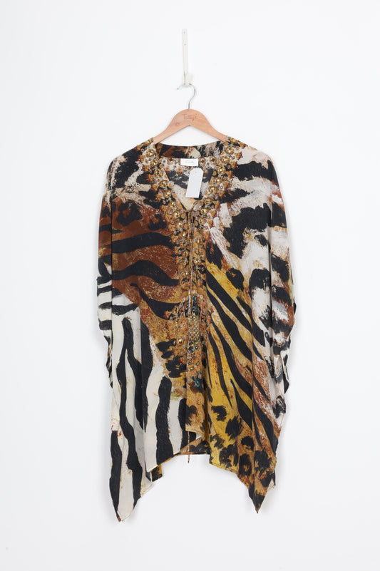 Camila Womens Brown Dress Size O/S