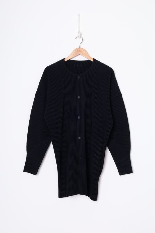 Homme Plisse Issey Miyake Mens Black Shirt Size 3