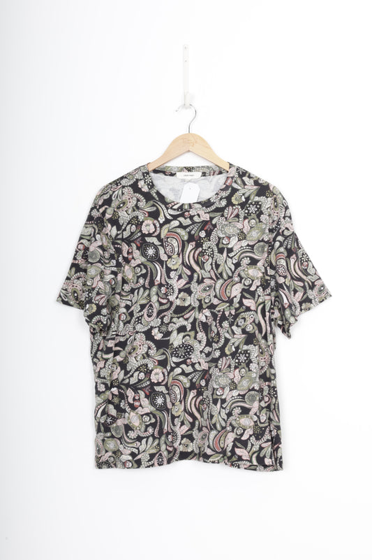 Juliette Hogan Womens Black T-shirt Size XL