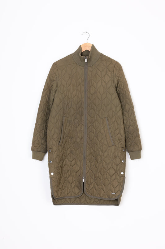 Ilse Jacobsen Womens Green Coat Size 10