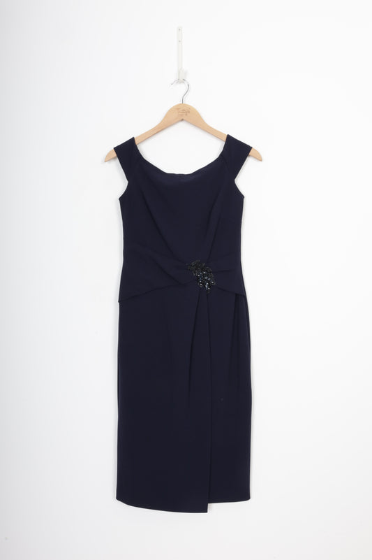 Anthea Crawford Womens Blue Dress Size 8