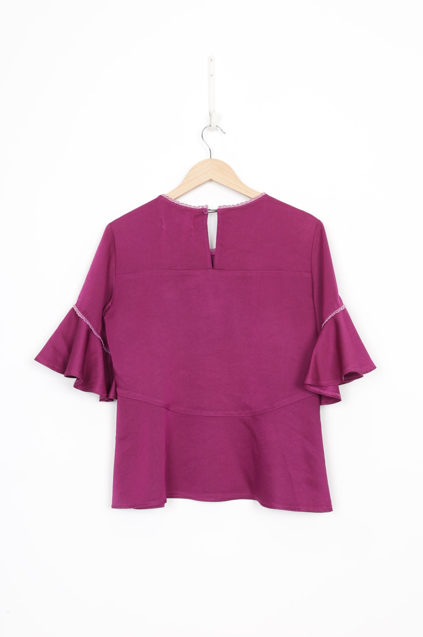 Andrea Moore Womens Purple Top Size 8