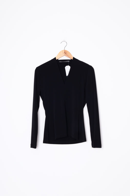 Kneufermann Womens Black Top Size L