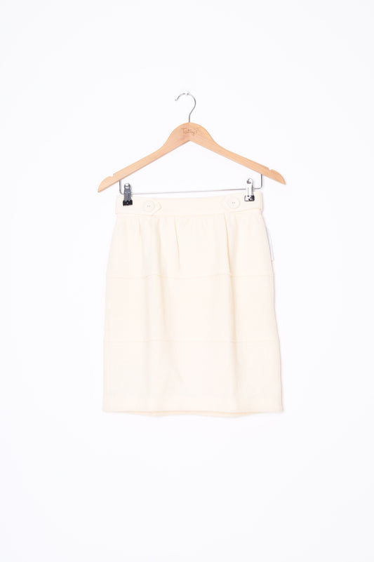 Jill Stuart Womens Cream Skirt Size 2