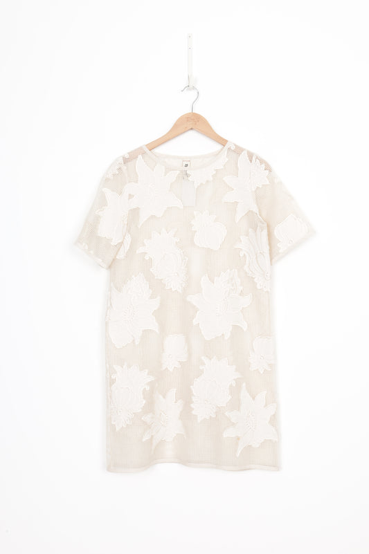 Syvlester Womens White Dress Size S