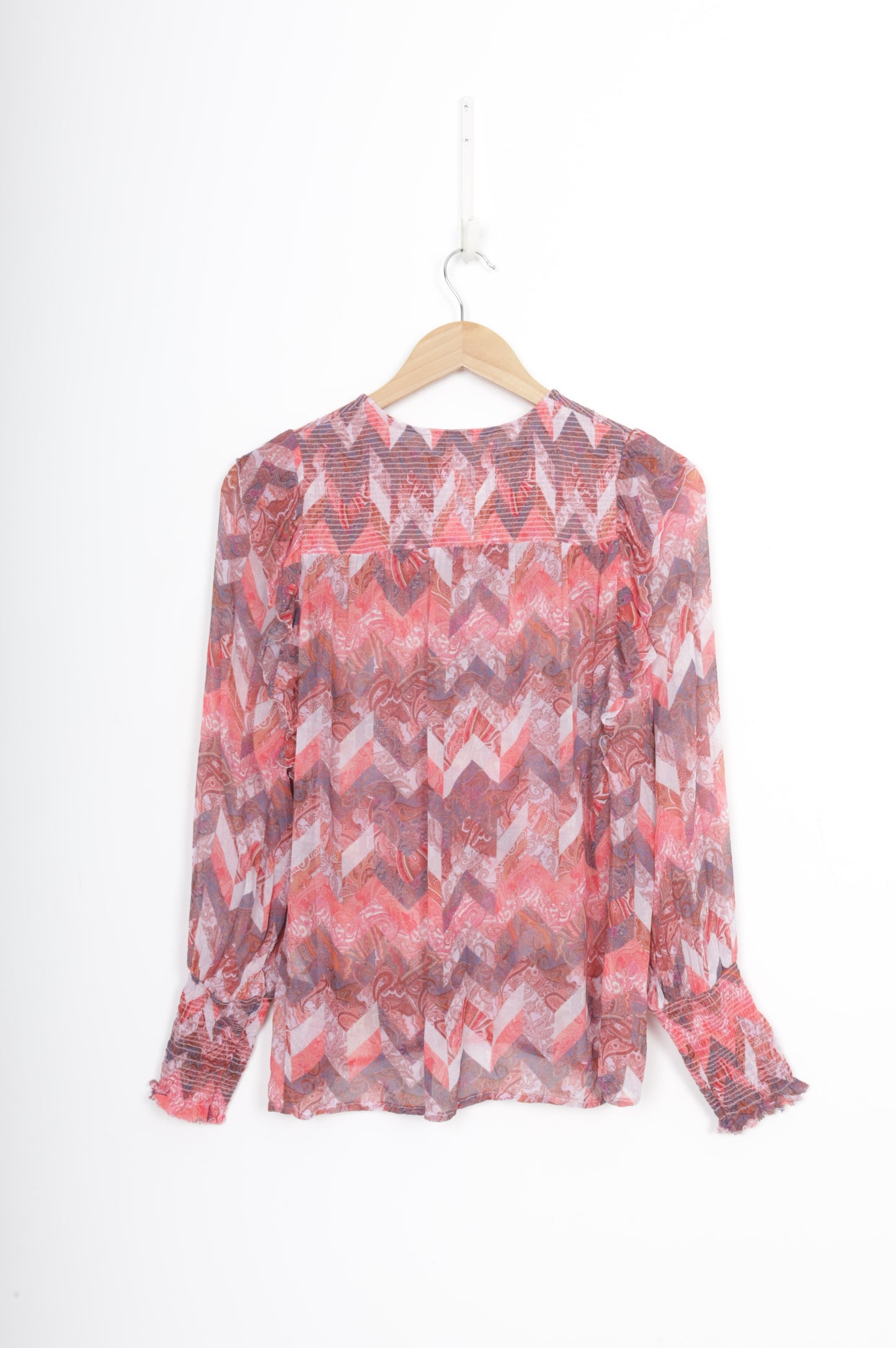 Loobie's Story Womens Red Blouse Size 8