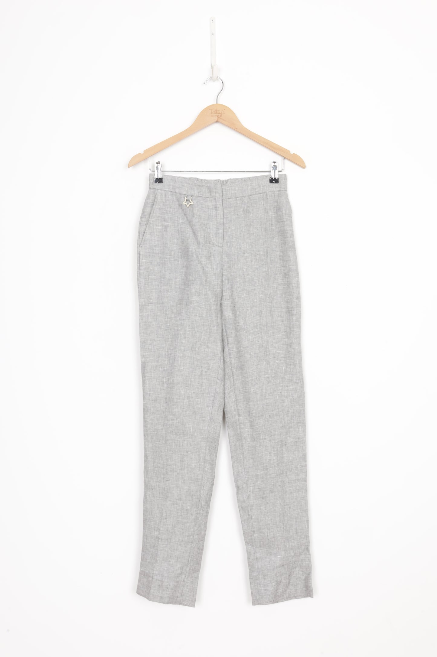 Lorena Antoniazzi Womens Grey Pants Size 40