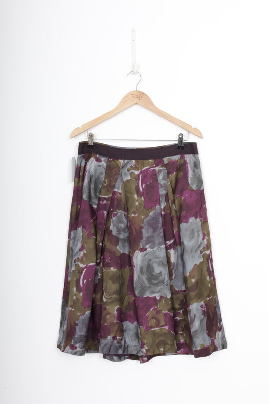 Veronika Maine Womens Purple Skirt Size 12