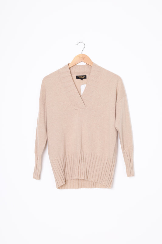 Caroline Sills Womens Beige Jumper Size XS