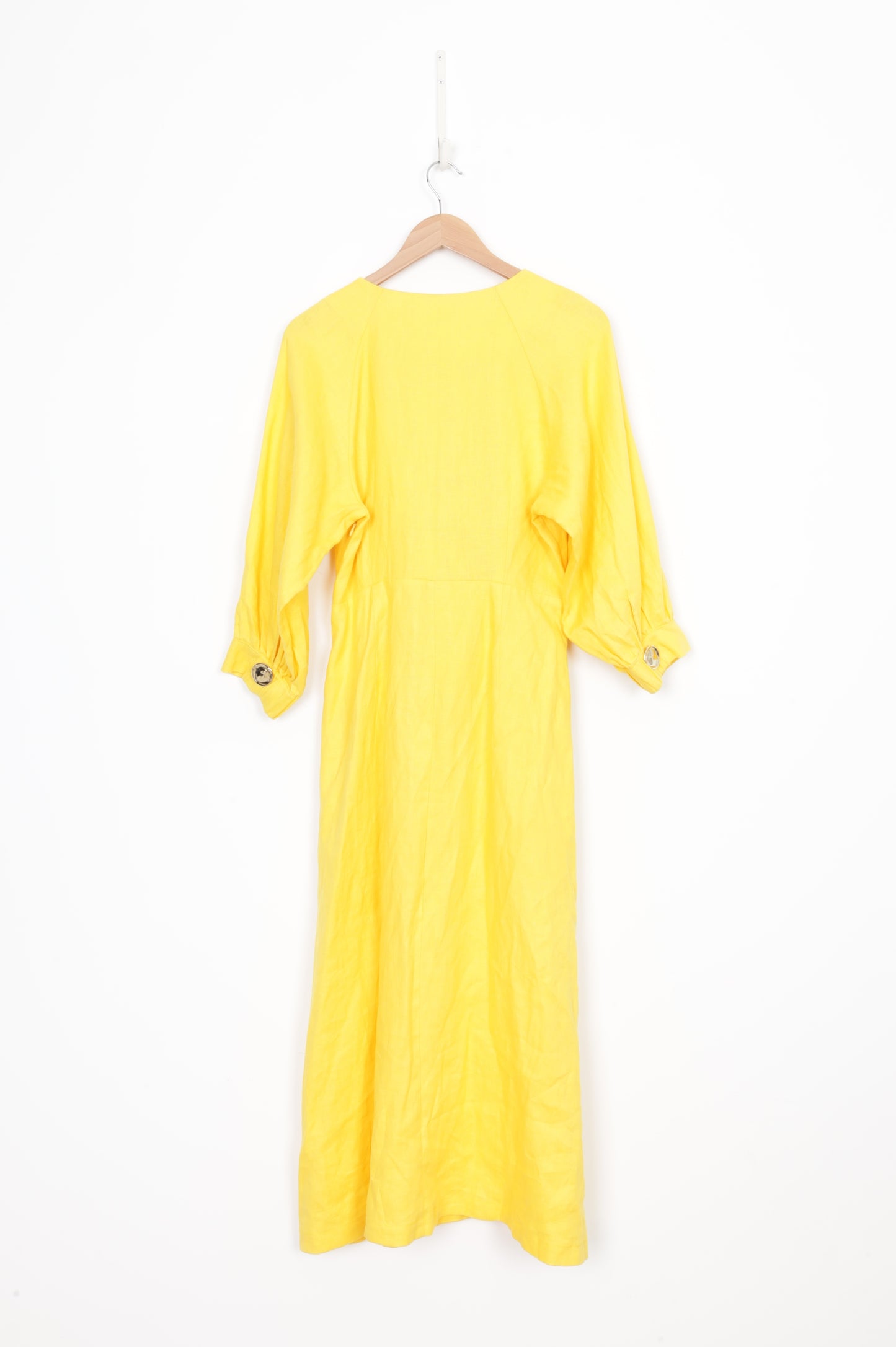 Nicholas Womens Yellow Dress Size 16