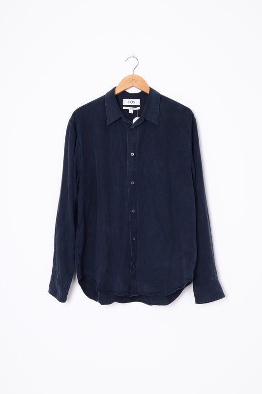 Cos Mens Blue Shirt Size M