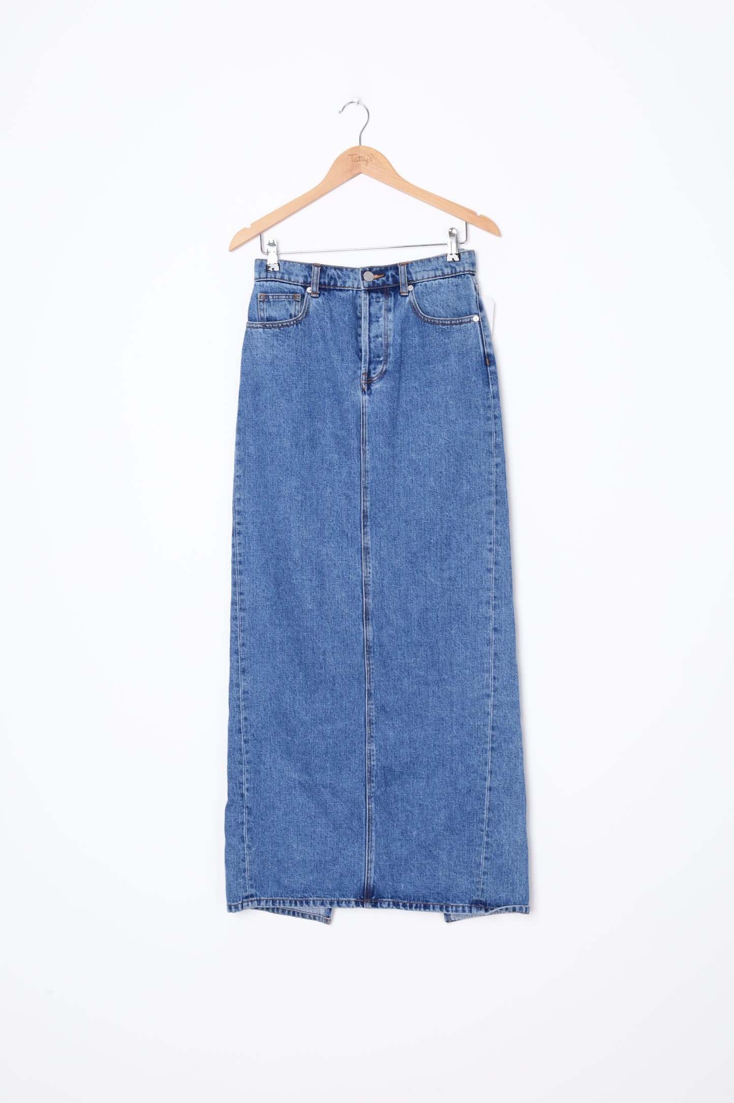 Henne Womens Blue Skirt Size 6