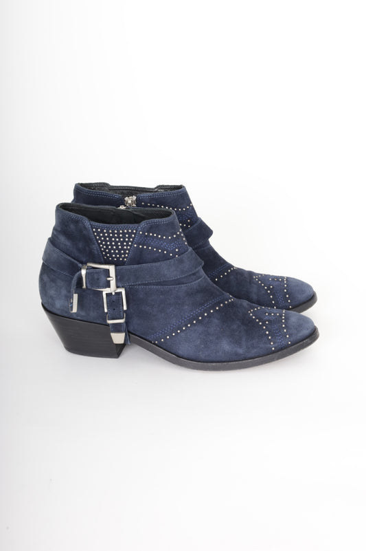 Anine Bing Womens Blue Boots  Size EU 39