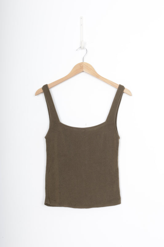 St. Agni Womens Green Top Size L