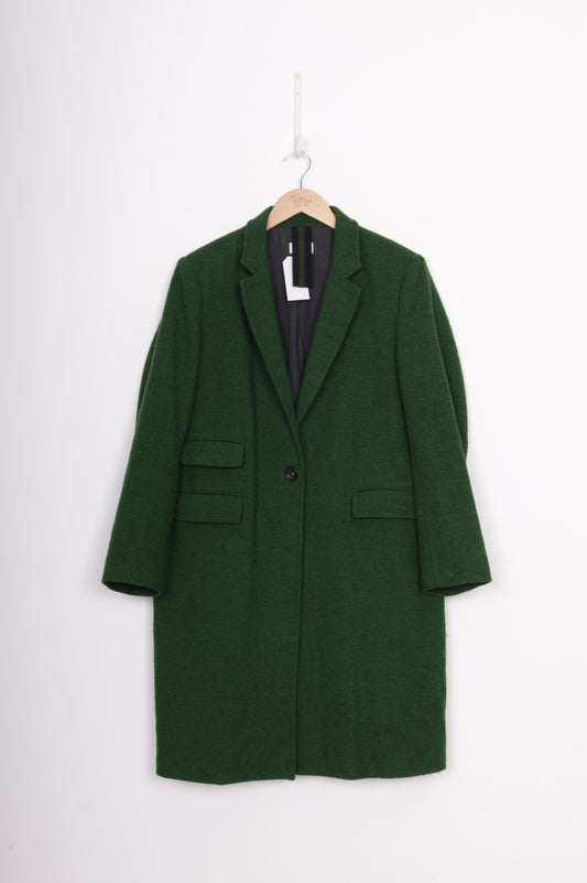 Diega Womens Green Coat Size L