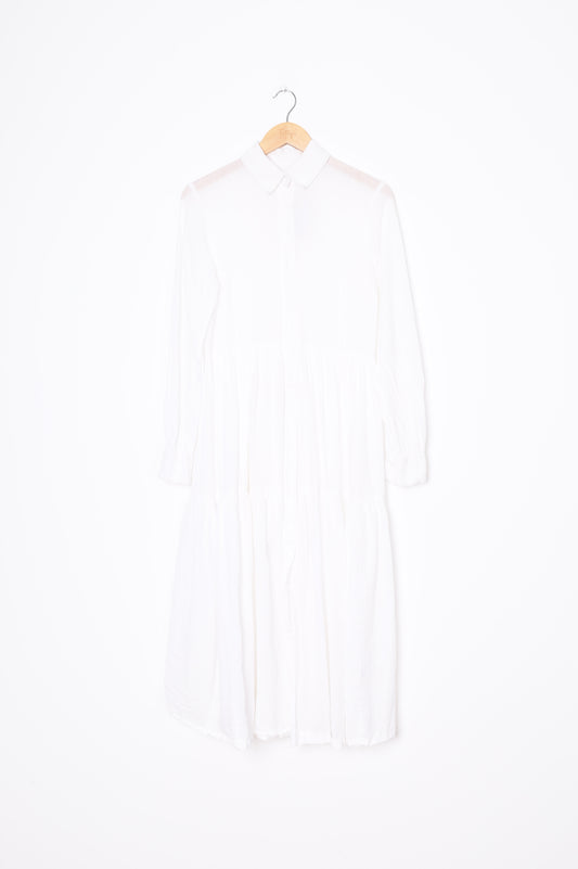 No Label Womens White Blouse Size S